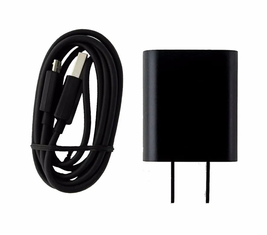 ZTE (STC - A515A - Z) Travel Charger & Cable for Micro USB Devices - Black